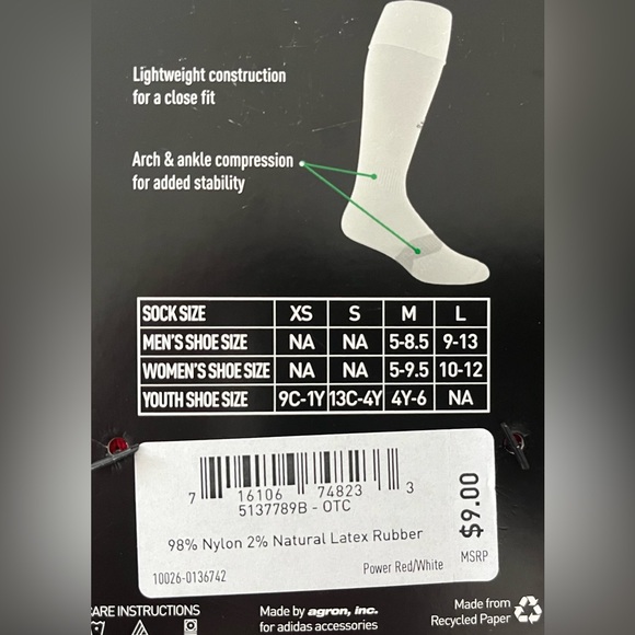 Youth Soccer Socks Size Small. 2 pairs sold together - Picture 3 of 3